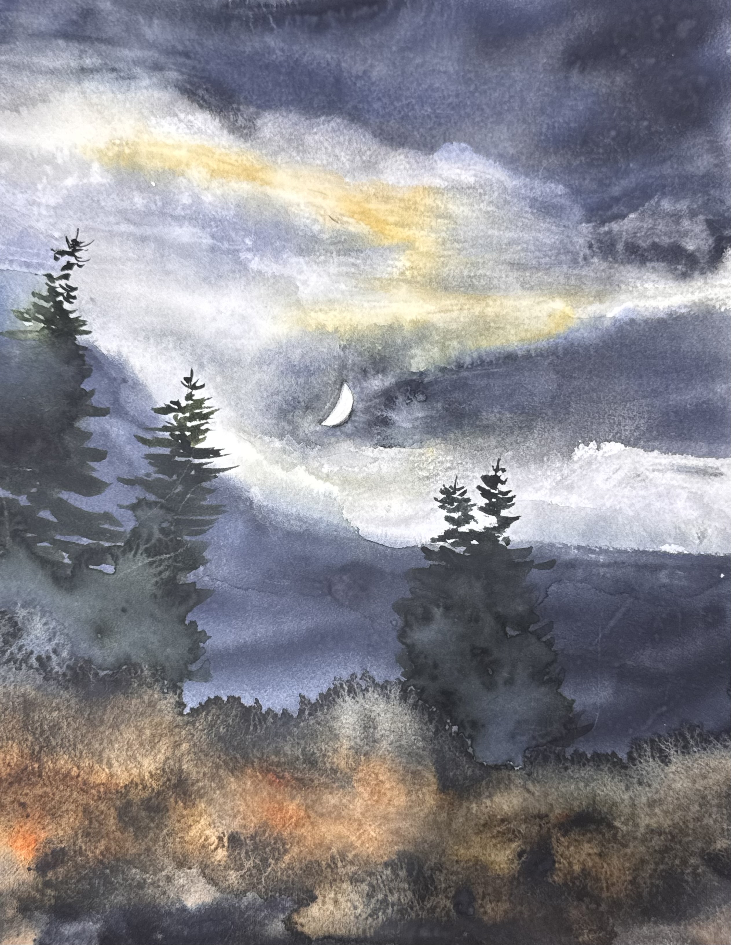 Moon Over Campobello October