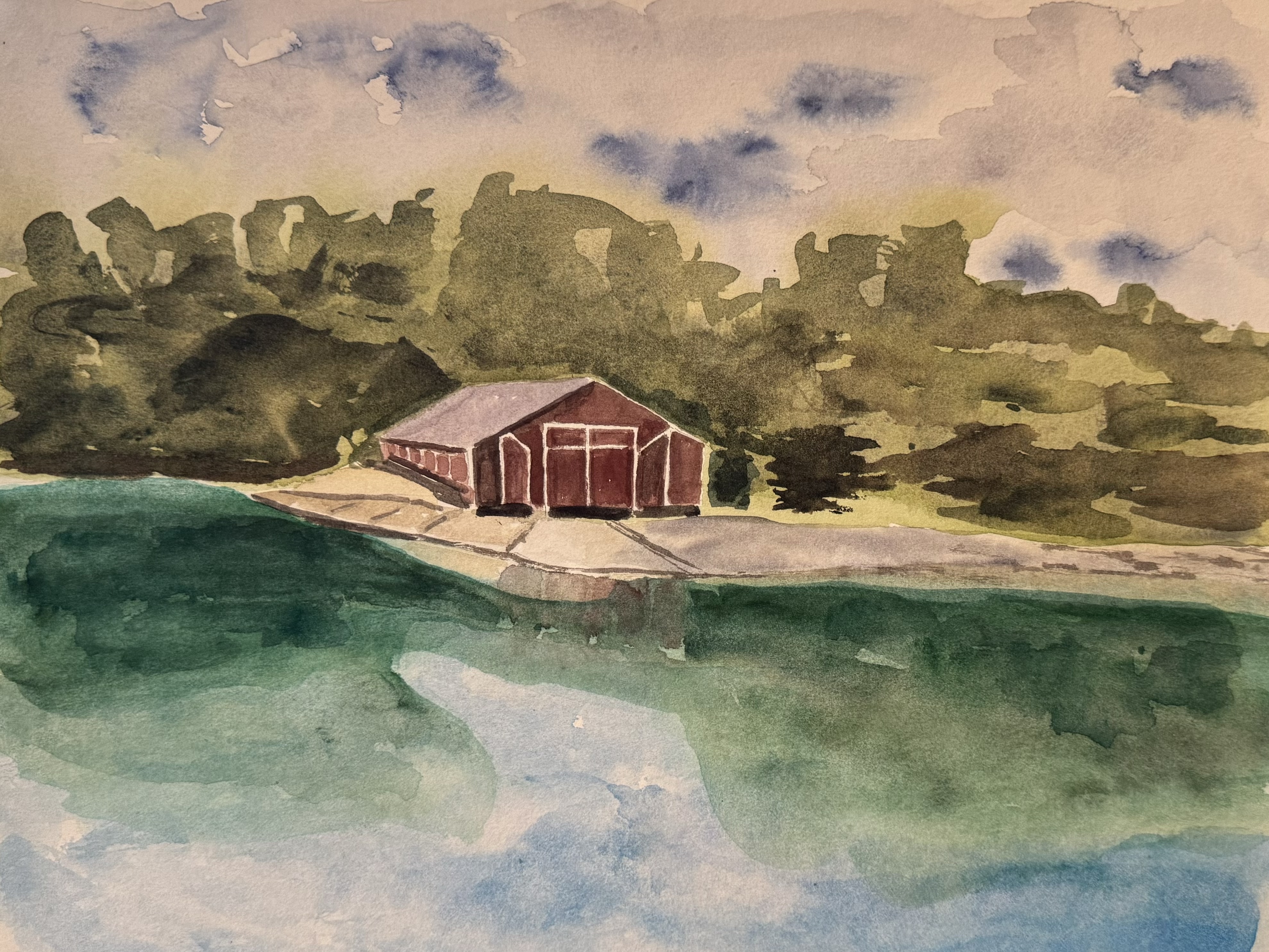 Boat House in Blue Hill Falls