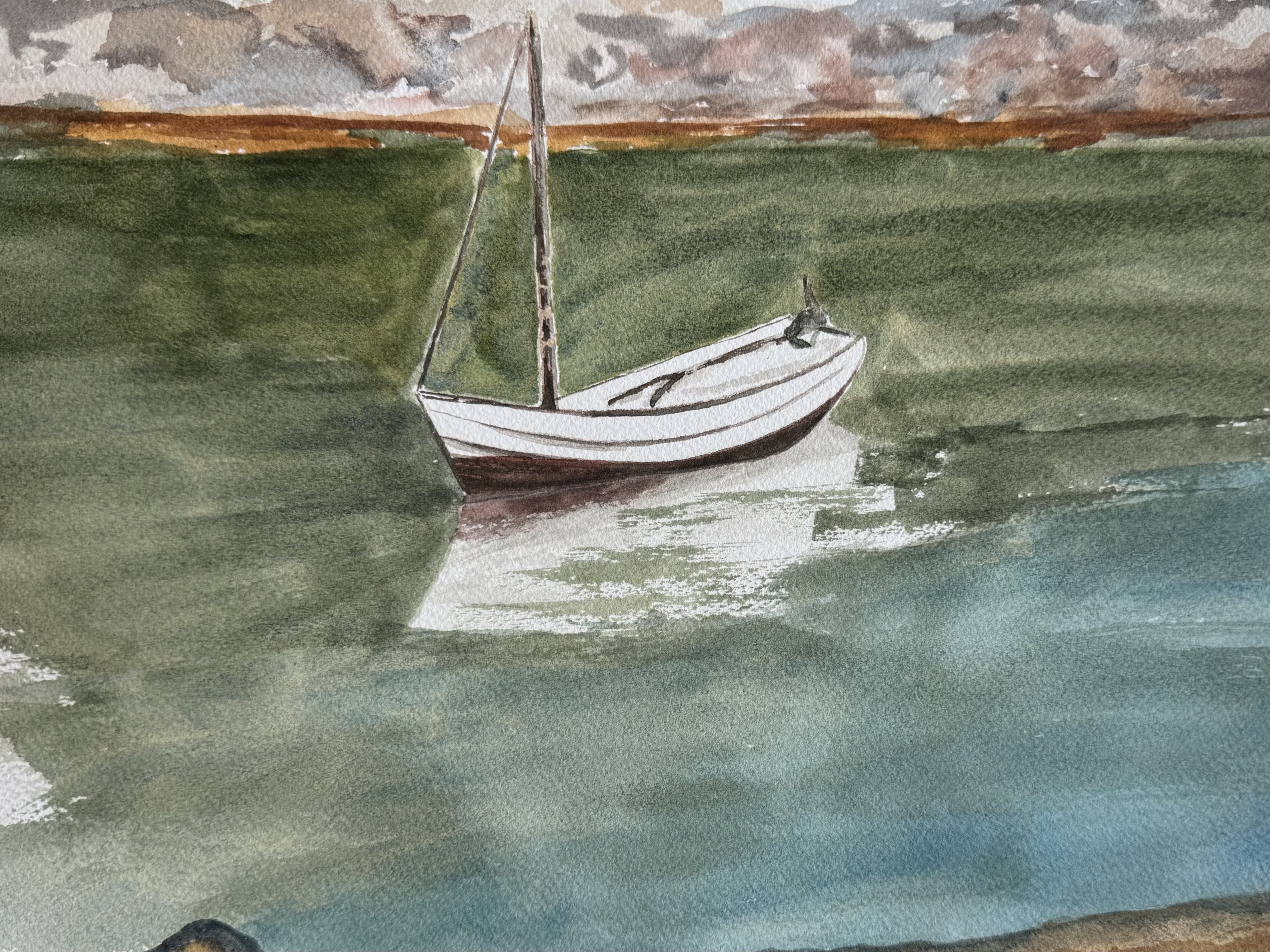Sailboat in Sinclair Cove