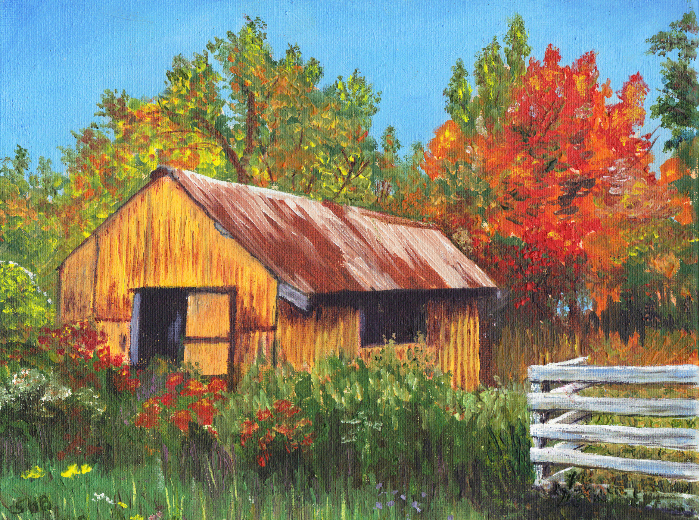 Yellow Shed, Rte. 166